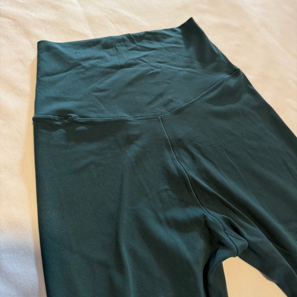Aerie Size Small Crossover Offline Green Flare Leggings